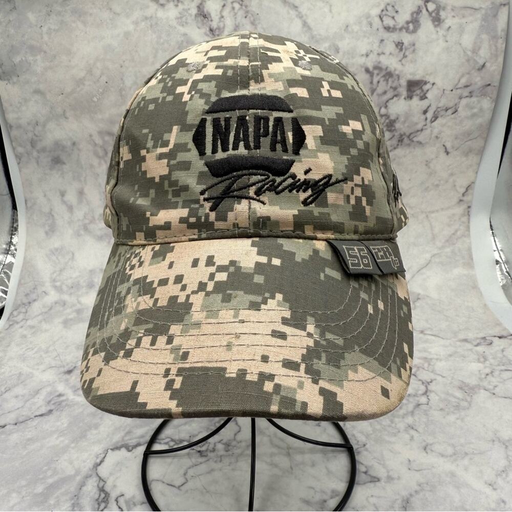 NAPA Racing Digital Camouflage Cap with Embroidered Patch, Excellent condition!